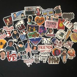 46 Strangers Things Stickers